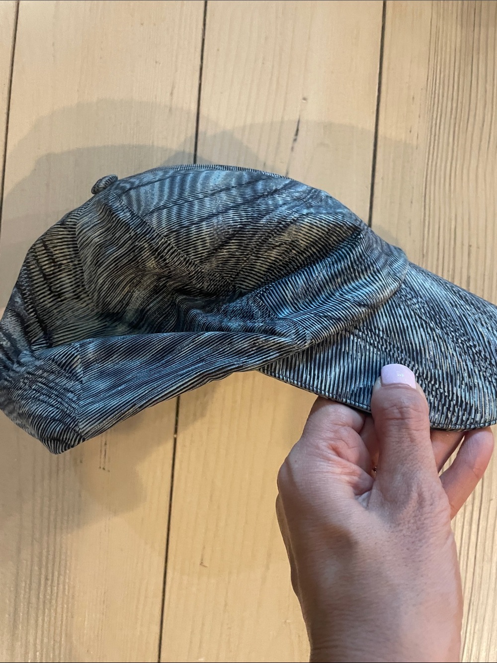 Lululemon Striped Grey Sports Cap